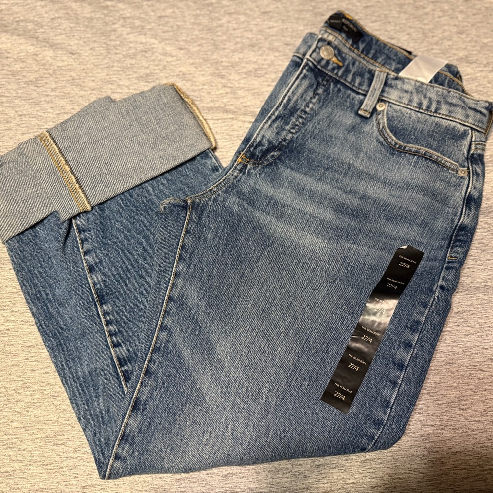 Banana Republic Blue Mid-Rise Beau Jean